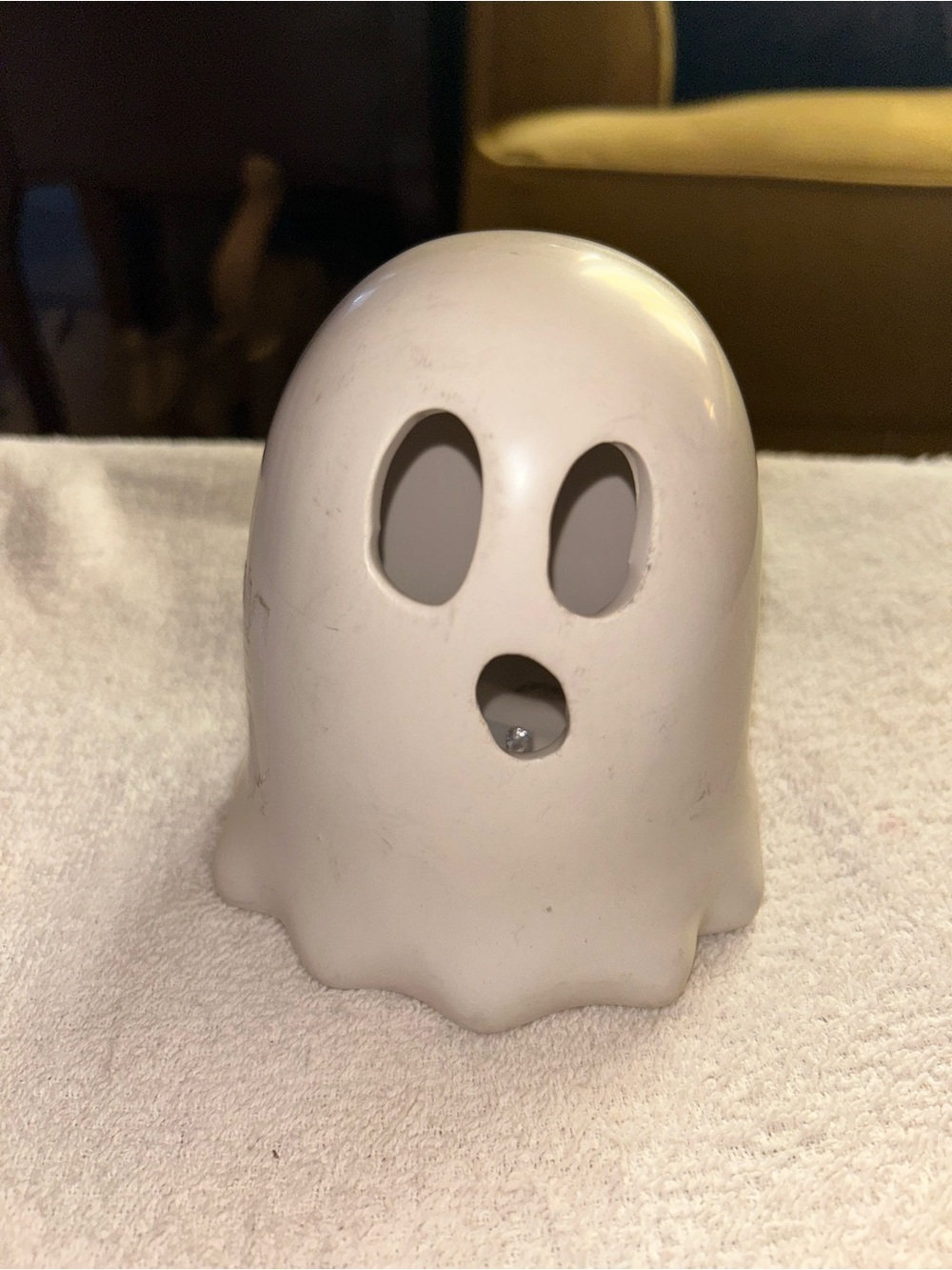 White Ceramic Ghost Accent Figurine - Home Accents